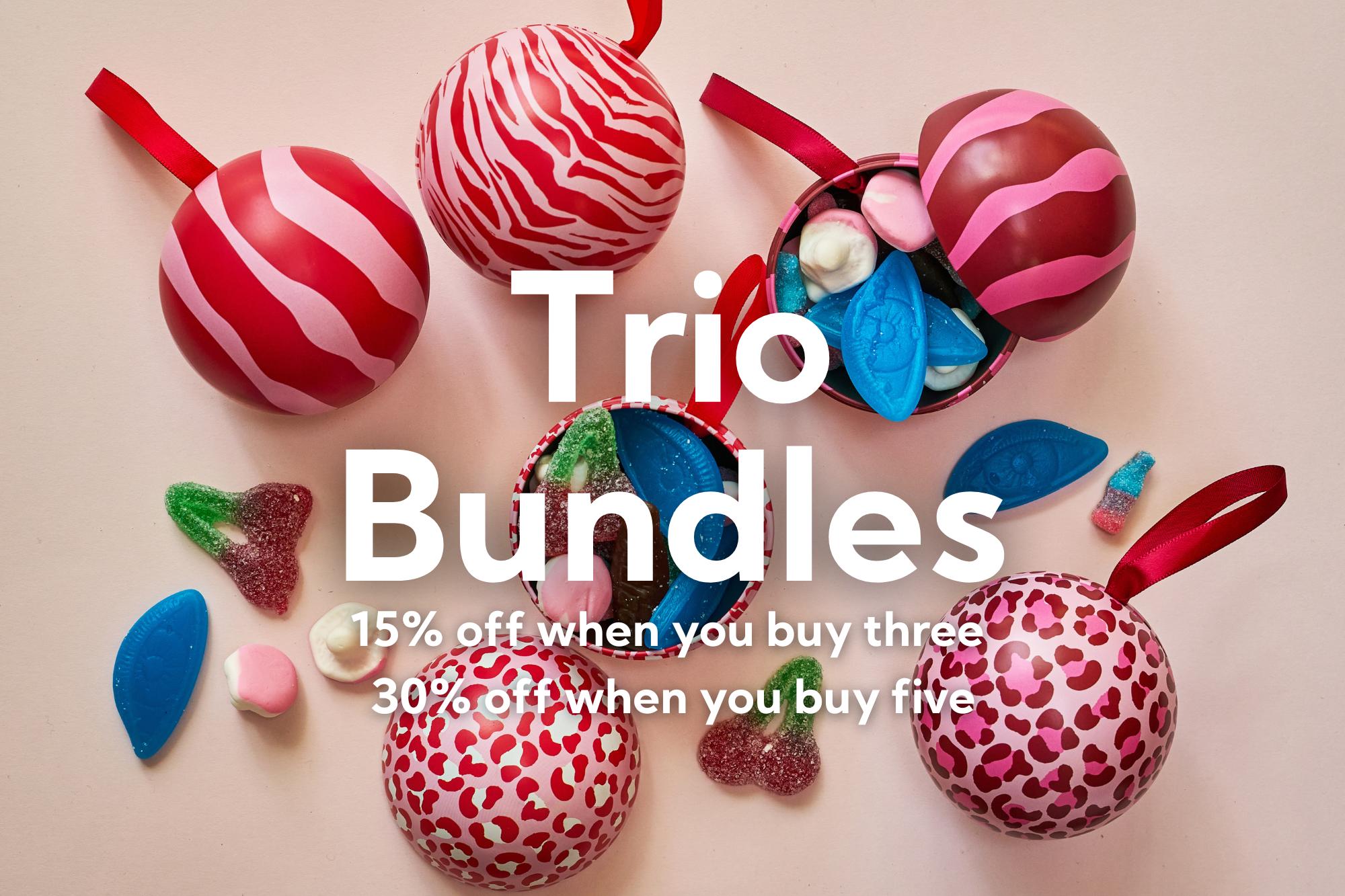 Trio of Baubles in a bundle