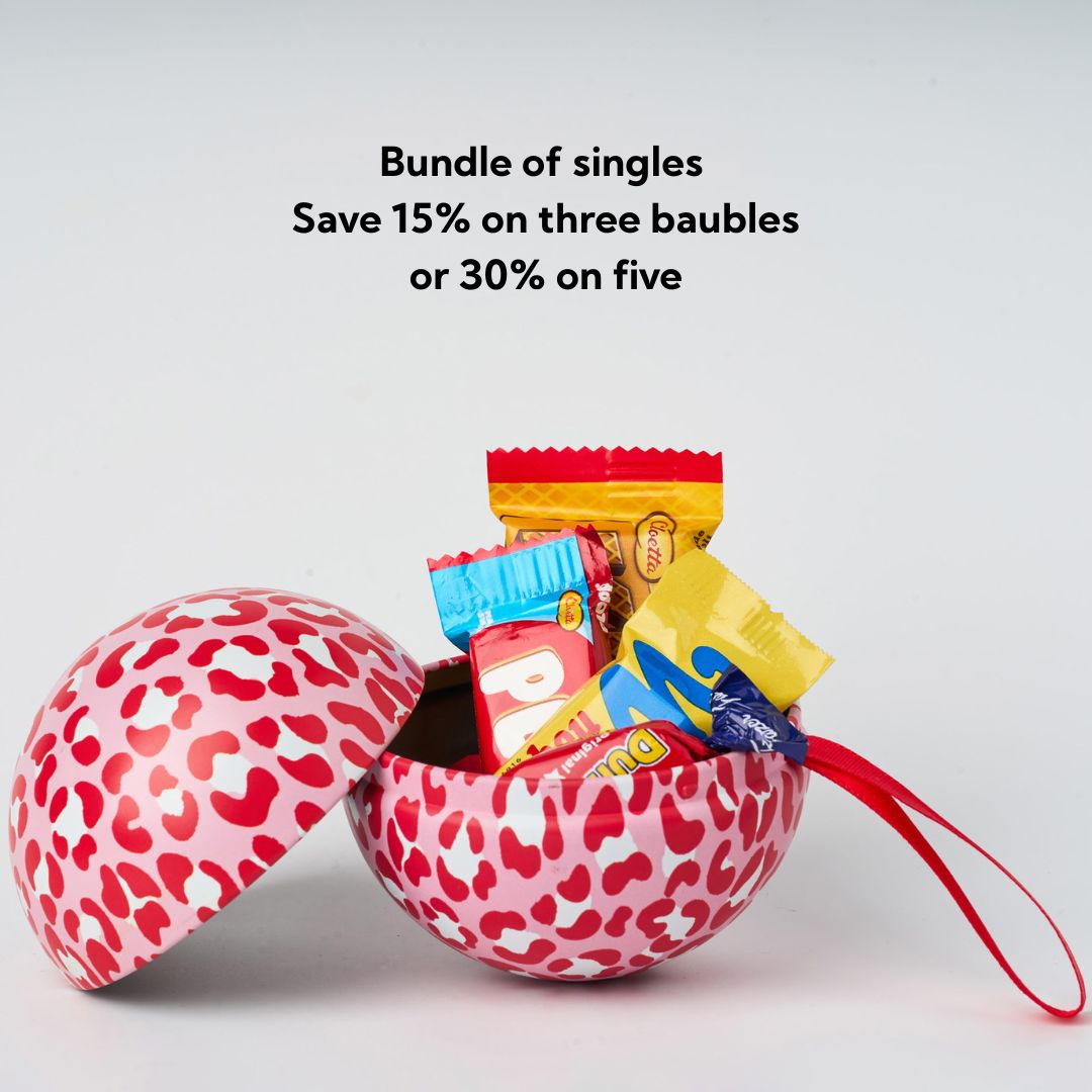 Individual of baubles in a bundle