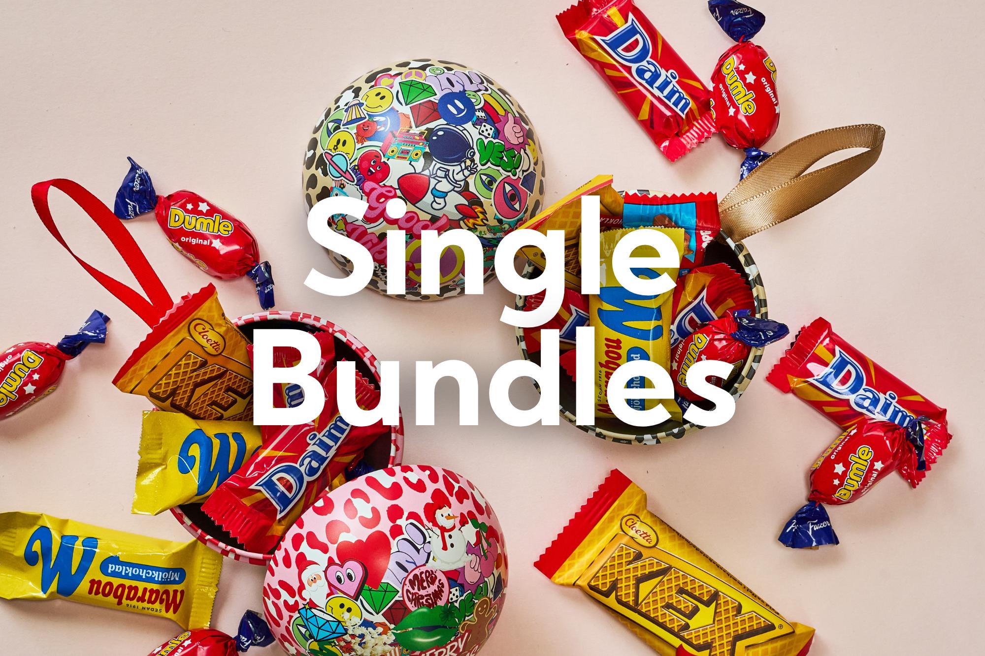 Single Baubles in a bundle